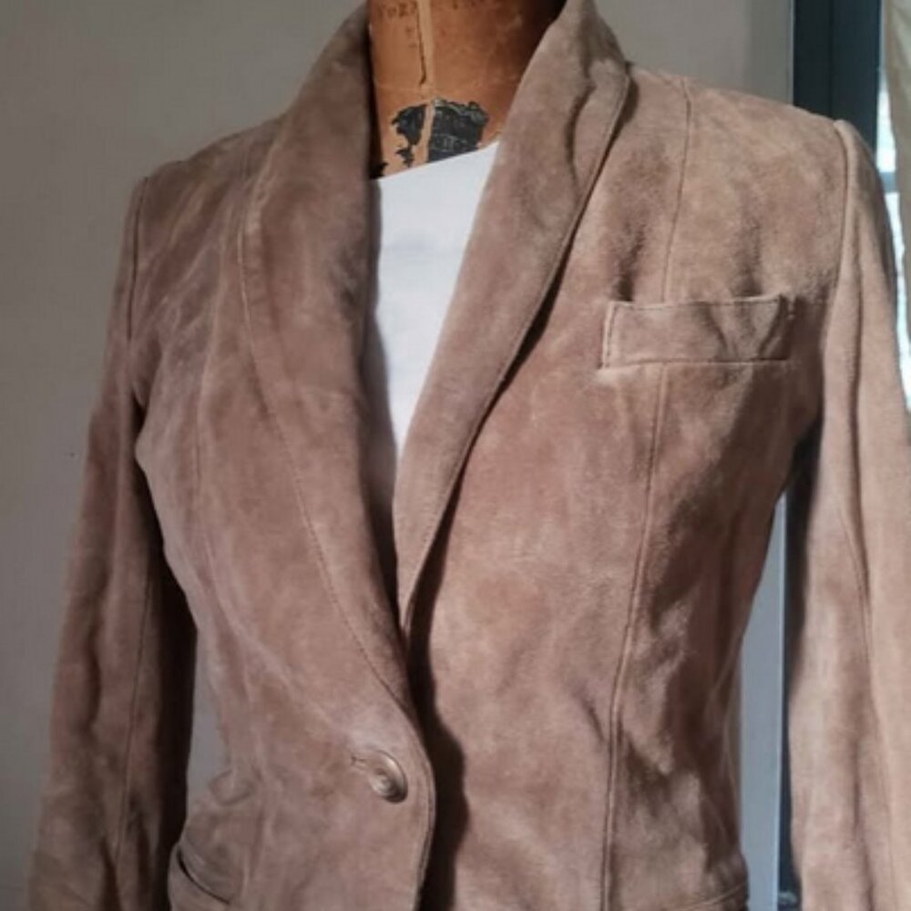Vintage Wilsons suede blazer size 8